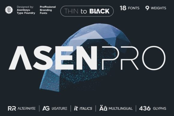 Asen Pro: The Font That Balances Professionalism and Personality