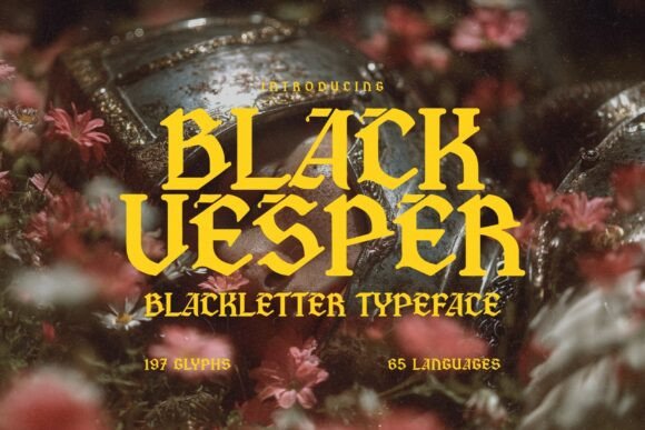 Black Vesper: A Typeface That Whispers of Forgotten Power
