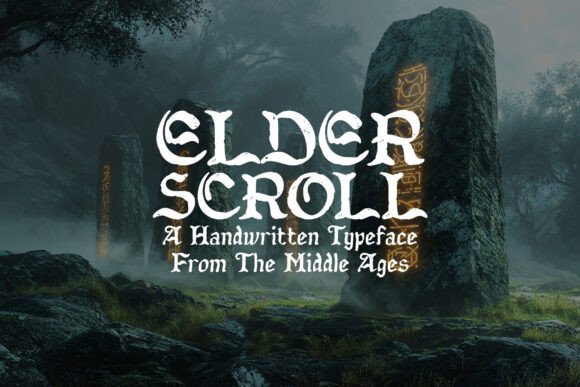 Elderscroll: A Typeface Forged in Fantasy
