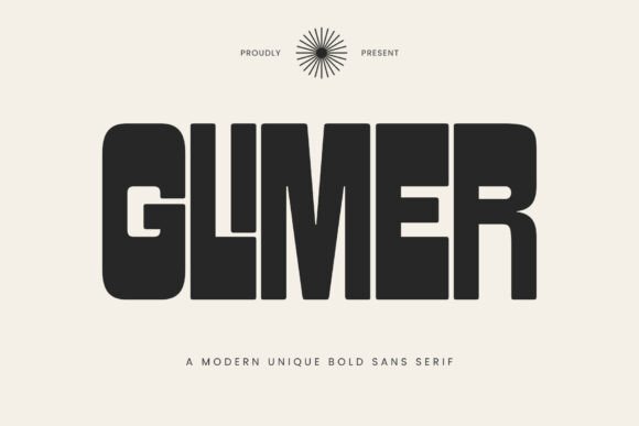 Glimer: The Modern Bold Sans Serif for Impactful Design