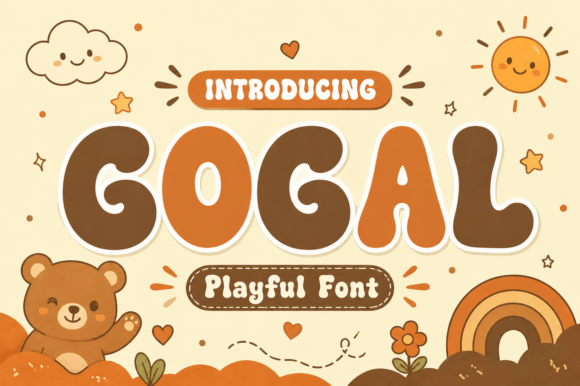 Gogal: The Retro-Modern Typeface with Playful Appeal