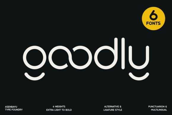 Goodly: The Modern Rounded Sans Serif for Friendly Brands