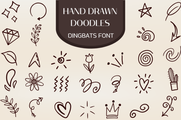 Hand Drawn Doodles: The Whimsical Font for Authentic Design
