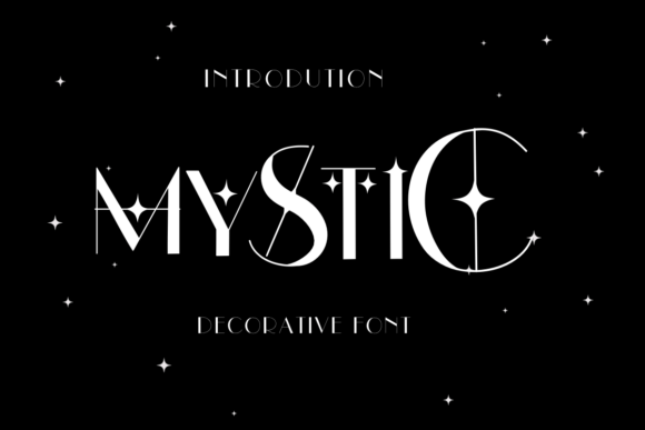 Mystic Font: Where Celestial Wonder Meets Modern Design