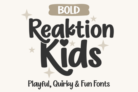 Reaktion Kids Bold: The Ultimate Creative Font for Children's Projects