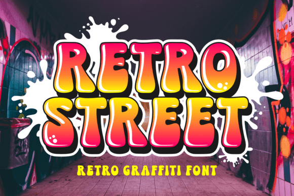 Retro Street: A Font That Captures Classic Street Art Energy